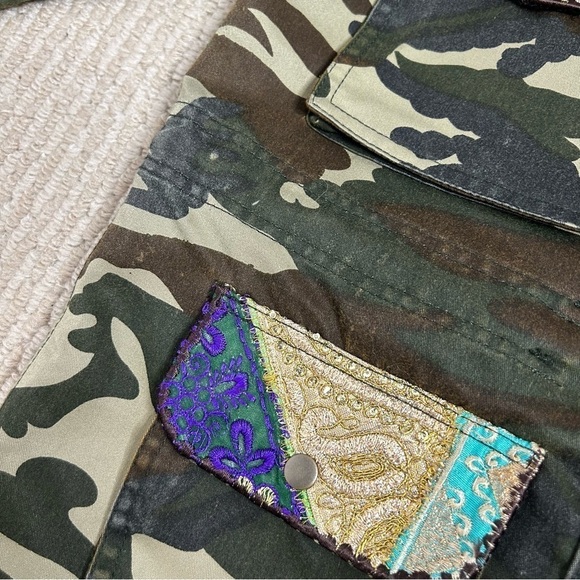 Beautiful Stories Embellished Camo Jacket - Picture 8 of 16